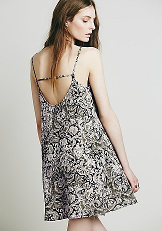 BM71424 Printed Sleeveless Dress Black
