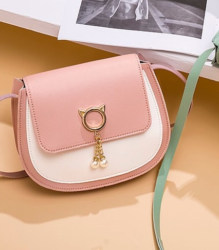 KW80894 Korean Casual Sling Bag Pink