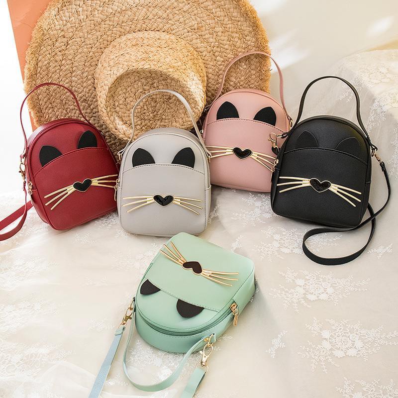 KW80909 Cute Cat Bag Pink