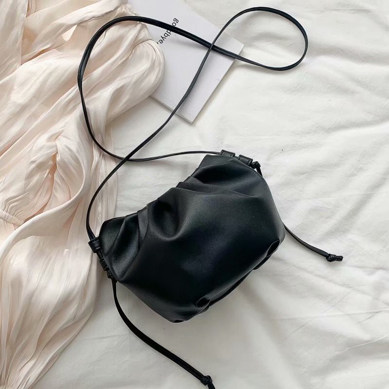KW80918 Tie Sling Handbag Normal Black