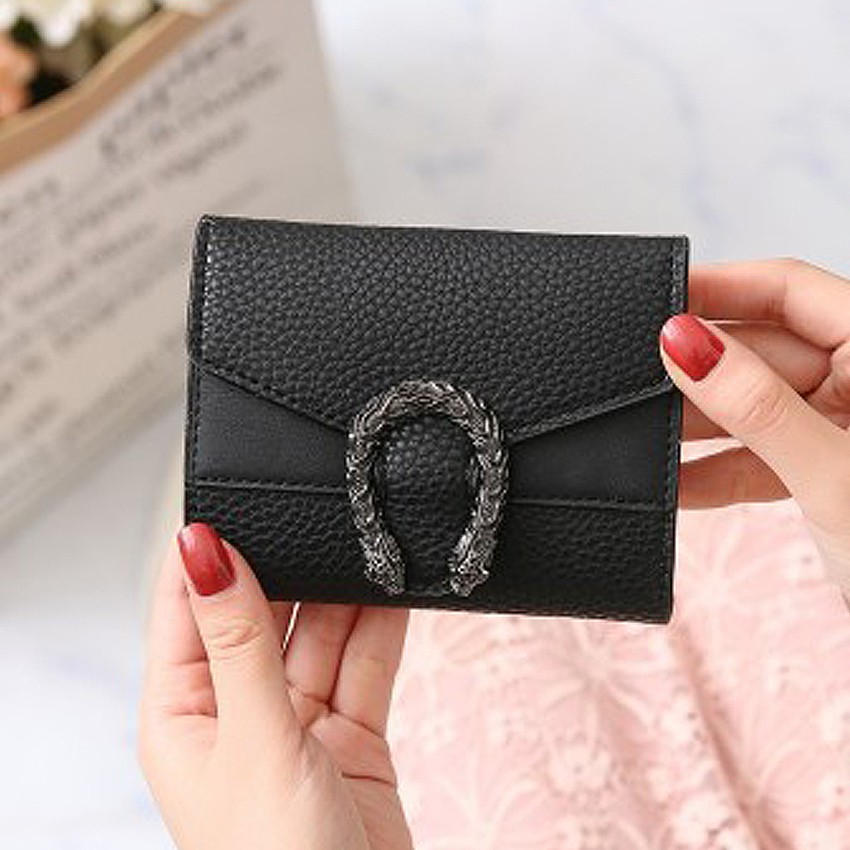 KW80919 Women's Short Wallet Black