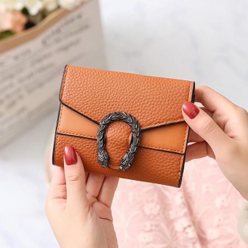 KW80919 Women's Short Wallet Brown