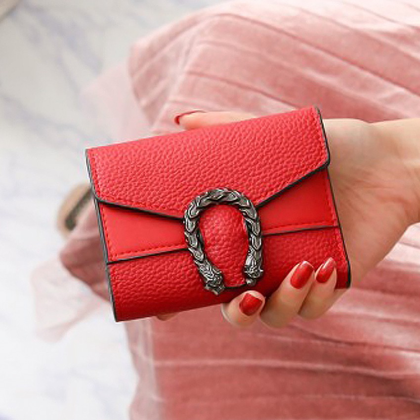 KW80919 Women's Short Wallet Red