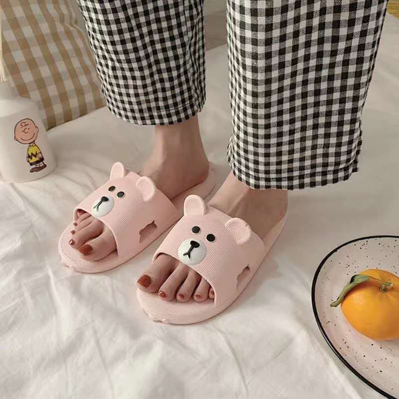KW80920 Cute Bear Sandal Pink