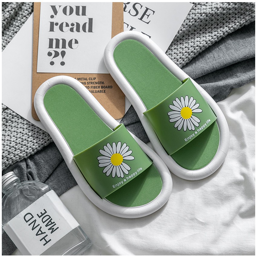 KW80925 Sunny Flower Slipper Green