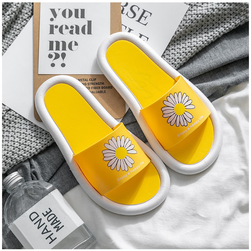 KW80925 Sunny Flower Slipper Yellow