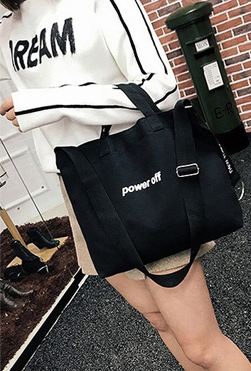 KW80932 Power Off Tote Bag Black