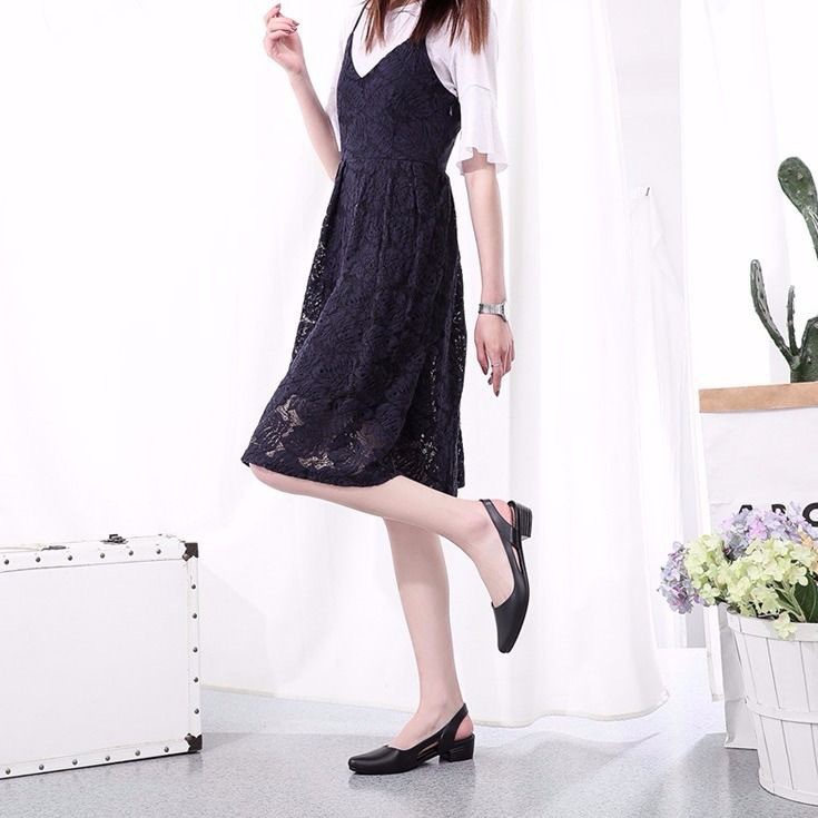 KW80933 Women's High Heels Shoes Black