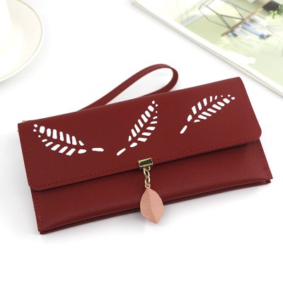 KW80942 Leaf Long Purse As Picture