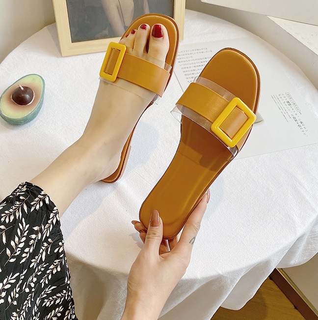 QA-836 CASUAL SANDALS ORANGE