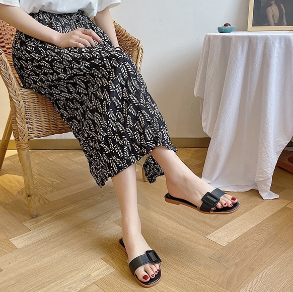 QA-836 CASUAL SANDALS BLACK