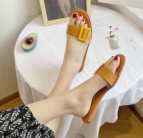 QA-836 CASUAL SANDALS ORANGE