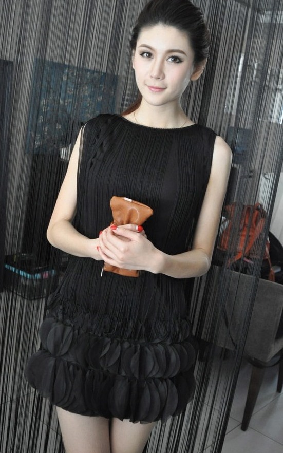 BM71441 Korean Dress Black