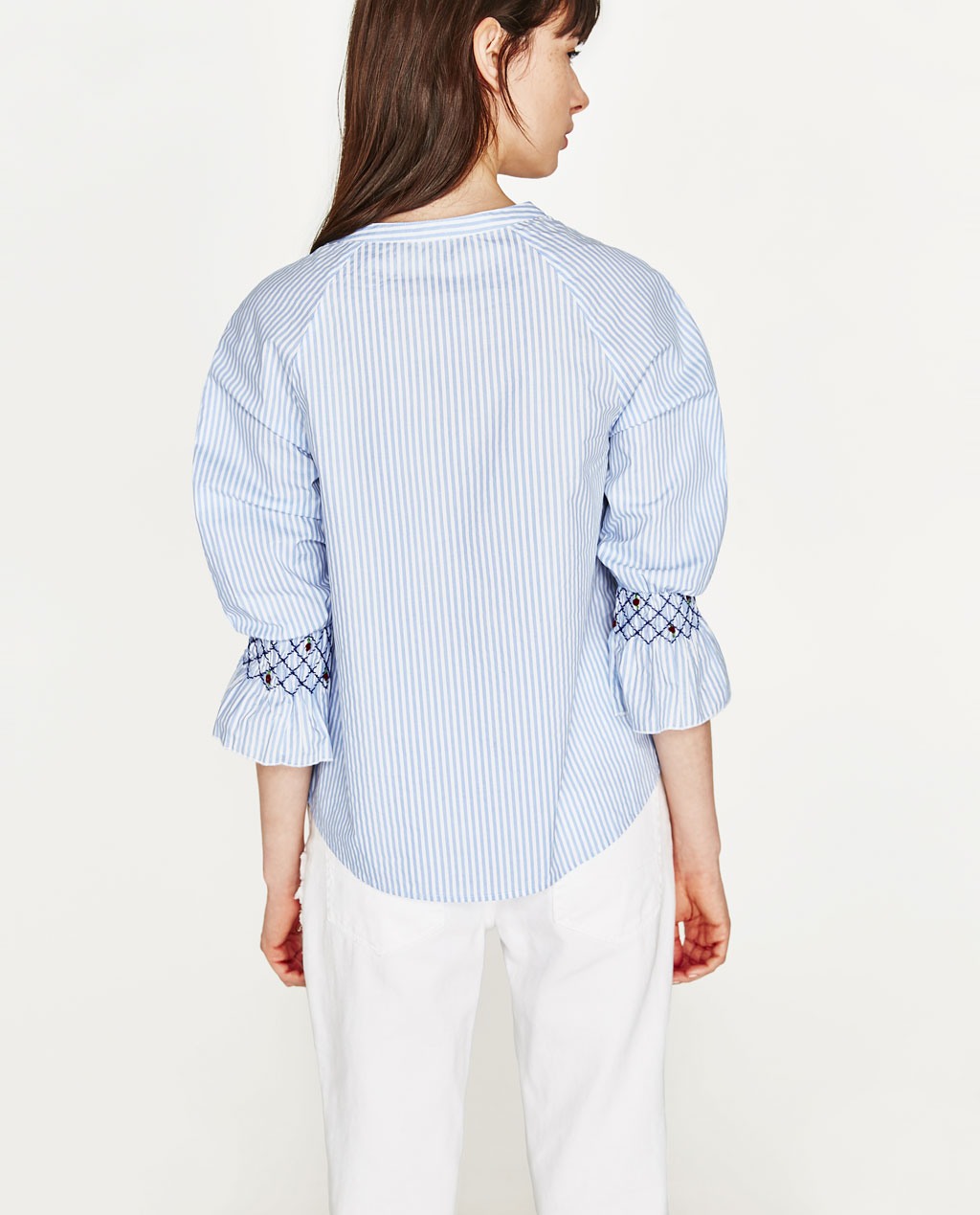 BM71444 Trendy Stripe Shirt As Picture