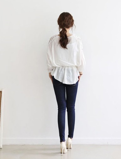 BM71449 Lace Two Piece Top As Picture