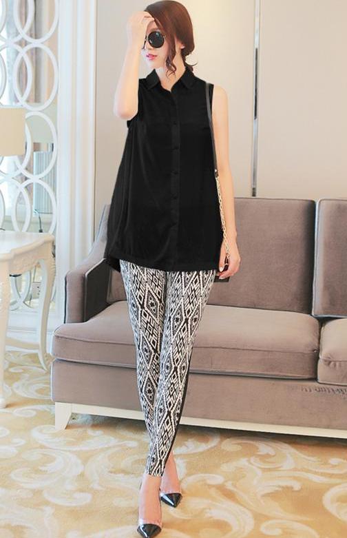 BM71451 Button Top Black
