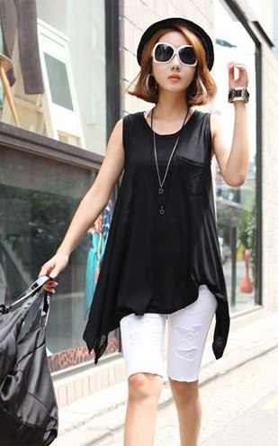 BM71466 Korean Casual Top Black