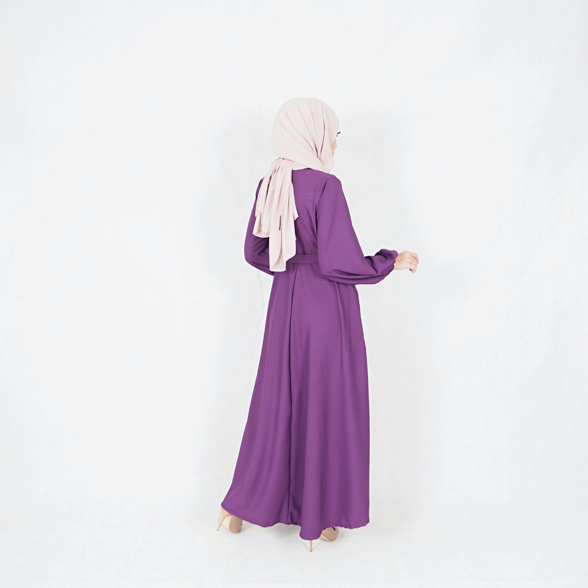 SW5438 Fashion Jubah Purple