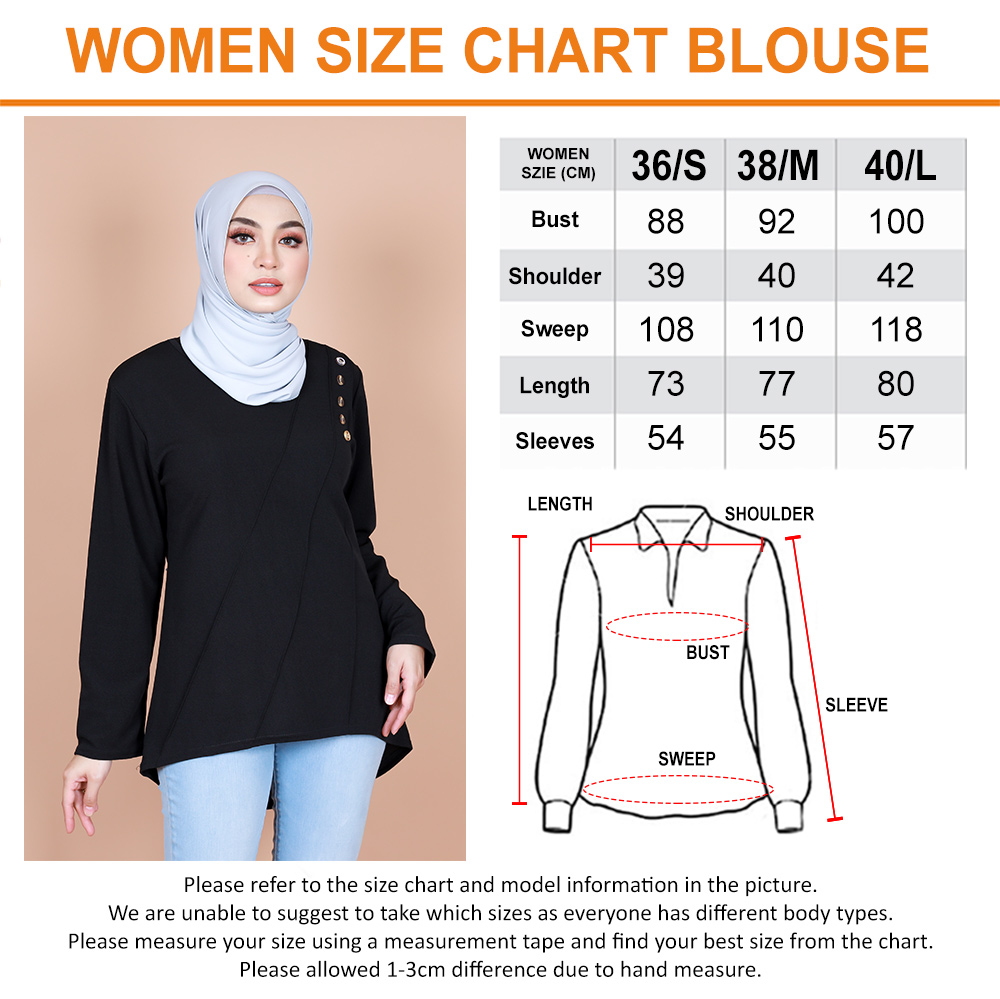 QA-845 - Stylish Simple Blouse Grey