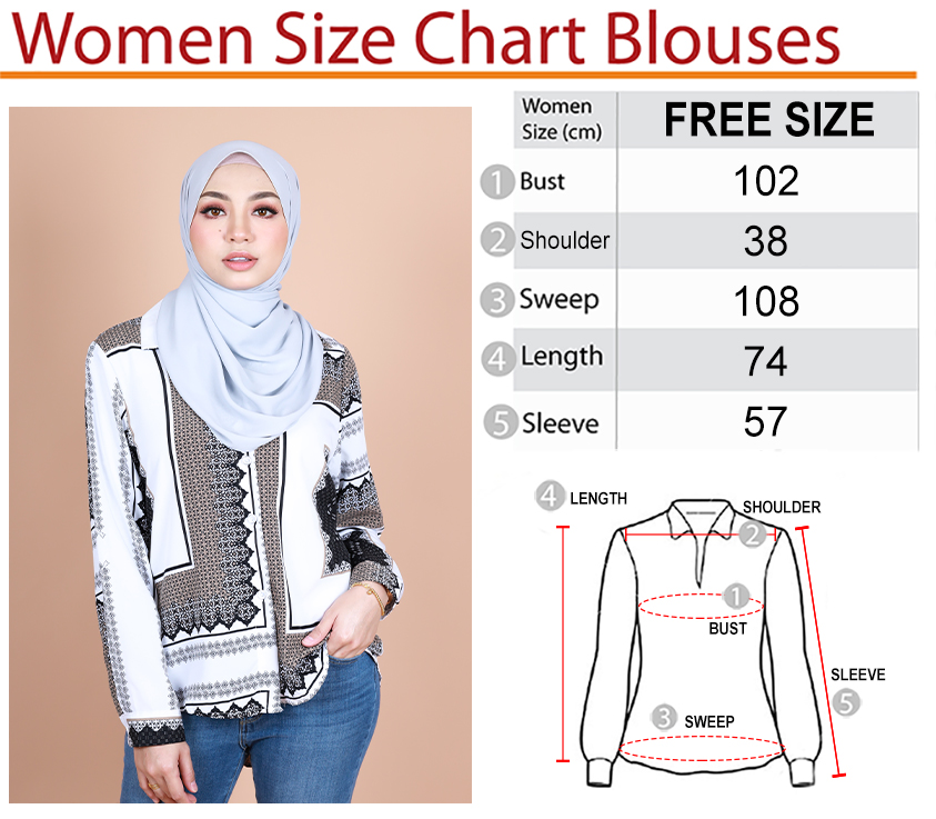 QA-842 - Vintage Blouse Blue