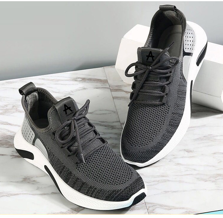 QA-848 - Stylish Men Sneakers Grey