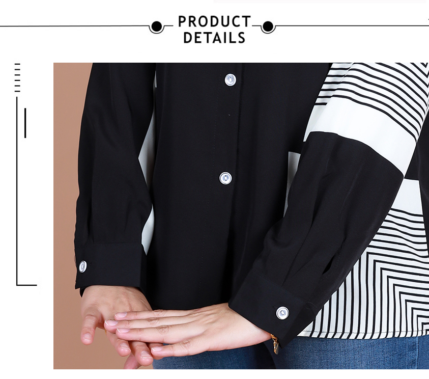 QA-868 - Trendy Maze Vintage Blouse White
