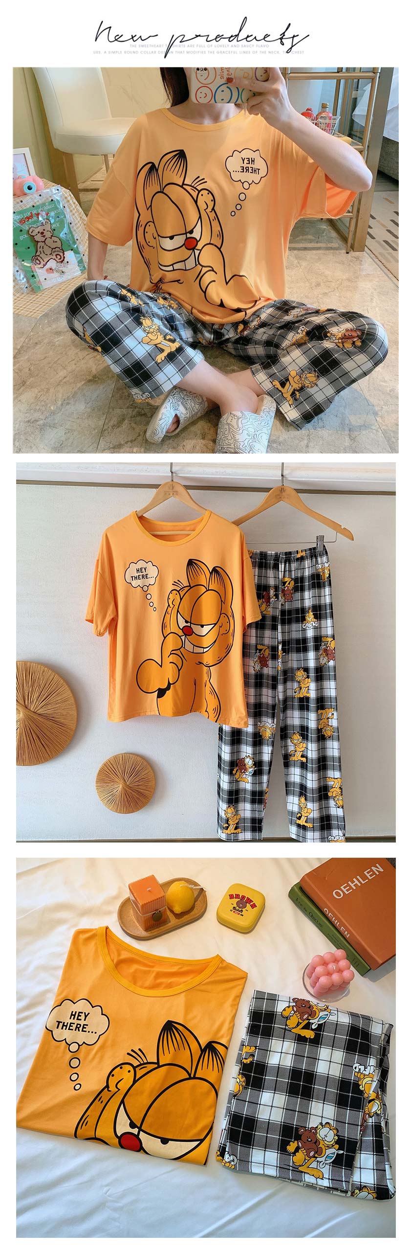 QA-886 Soft Comfy Short Sleeve Pyjamas 11