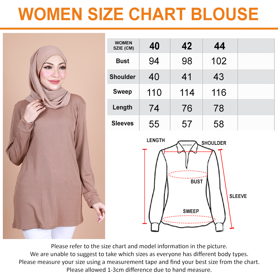 QA-884 - Simple Solid Long Sleeve Blouse Khaki