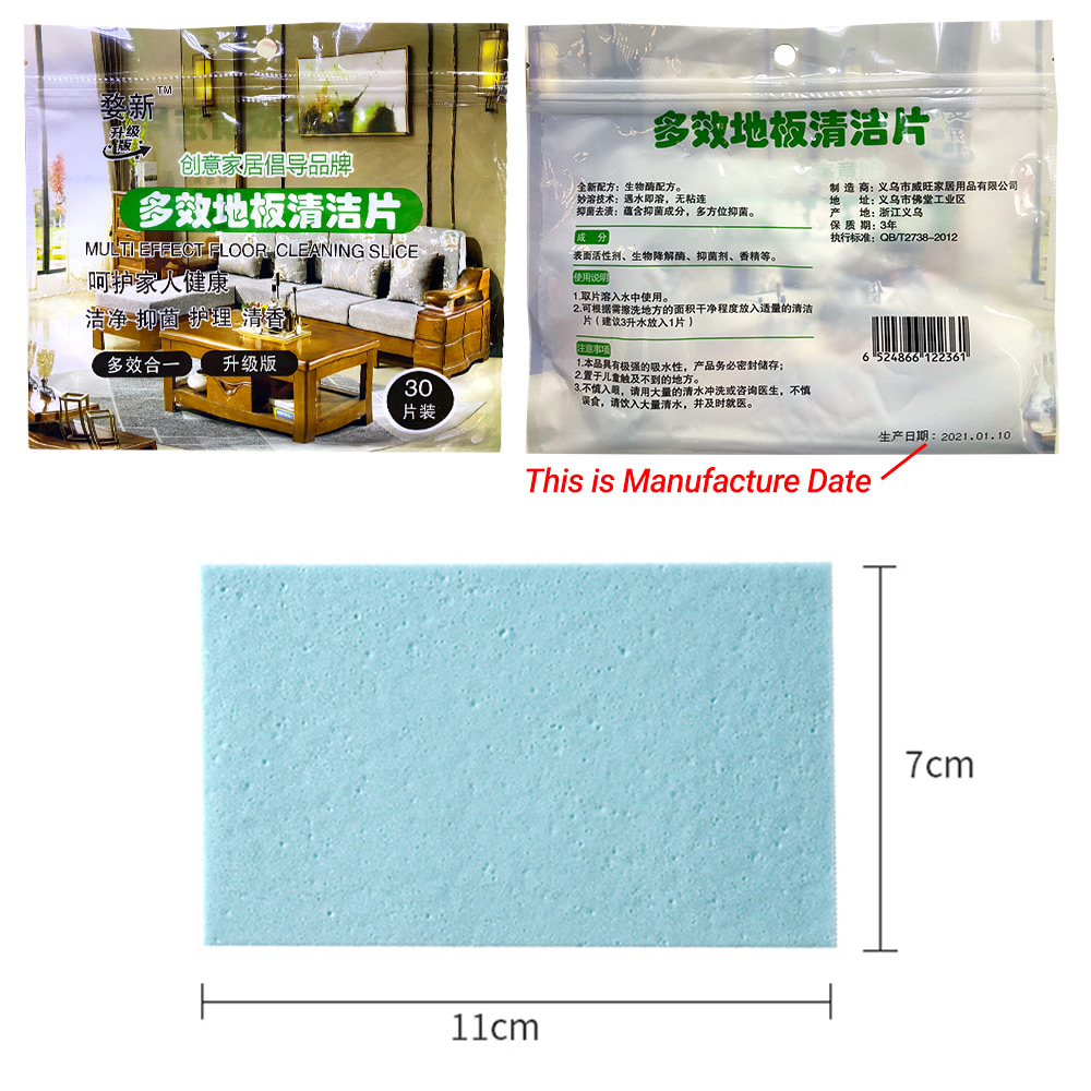 QA-902 Floor Cleaning Soap Paper 1 Pack