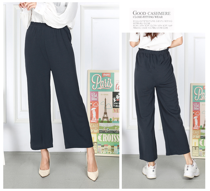 QA-885 - Casual Basic Long Pant Grey