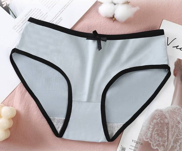 QA-891 Comfy Breathable Bowknot Panties Blue